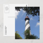 Carte Postale Phare St Augustine, St Augustine, Floride 1 (Devant / Derrière)
