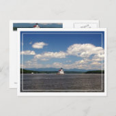 Carte Postale Phare sur l'Hudson (Devant / Derrière)