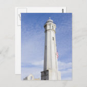 Carte Postale Phare sur l'île d'Alcatraz (Devant / Derrière)