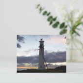 Carte Postale Phare sur Oahu Point (Debout devant)