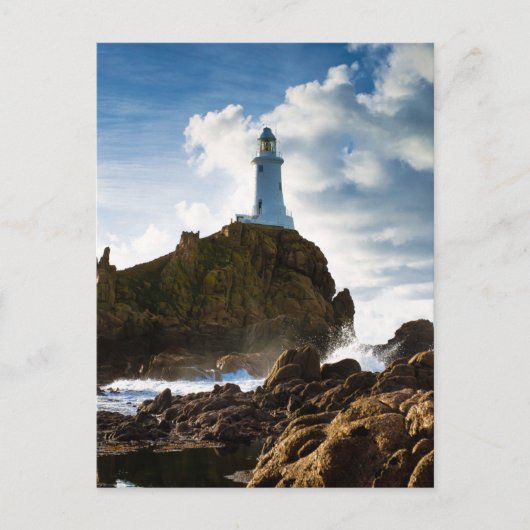 Carte Postale Phares | La Corbière Îles Anglo-Normandes (Devant)