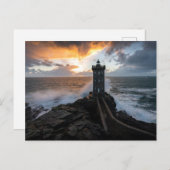 Carte Postale Phares | Le phare de Kermorvan au Conquet (Devant / Derrière)