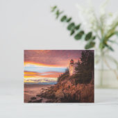 Carte Postale Phares | Parc national d'Acadia dans le Maine (Debout devant)