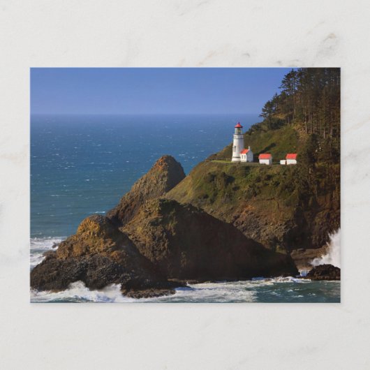 Carte Postale Phares | Phare de la côte de l'Oregon (Devant)