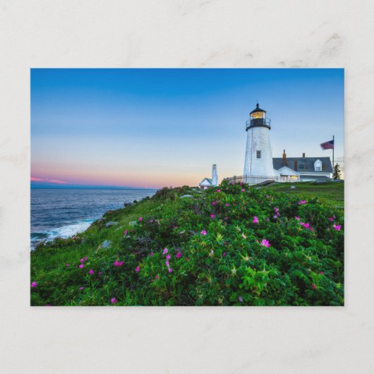 Carte Postale Phares | Phare de Point Bristol Maine (Devant)
