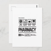 Carte Postale pharmacie (Devant / Derrière)