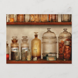Carte Postale Pharmacie - Curiosités en pharmacie