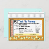 Carte Postale Pharmacie Merci (Devant / Derrière)