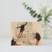 Carte Postale Pharmacie squelettique (Debout devant)