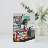 Carte Postale pharmacien (Debout devant)