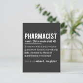Carte Postale pharmacien (Debout devant)