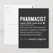 Carte Postale pharmacien (Devant / Derrière)