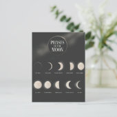 Carte Postale Phases de la Lune. (Debout devant)
