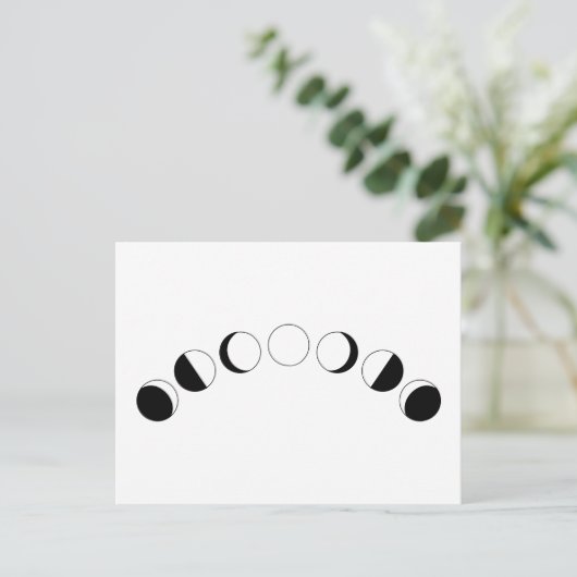 Carte Postale Phases de lune (Debout devant)
