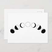 Carte Postale Phases de lune (Devant / Derrière)