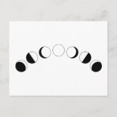 Carte Postale Phases de lune (Devant)