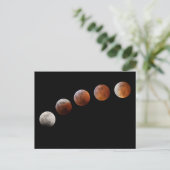 Carte Postale Phases de Pleine lune Total Éclipse lunaire | Colo (Debout devant)