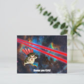 Carte Postale Phasques de l'évitement Spacecat (Debout devant)