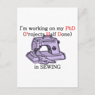 Carte Postale PhD couture