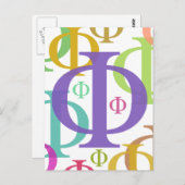 Carte Postale Phi (Devant / Derrière)