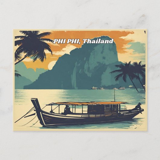 Carte Postale Phi Phi Thaïlande (Devant)