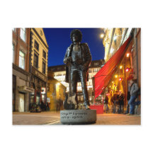 Phil Lynott Sculpture / Dublin Postcard