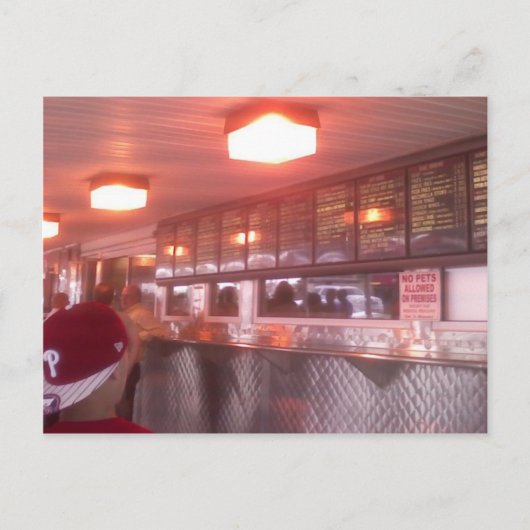 Carte Postale Philadelphia Cheesesteak (Devant)