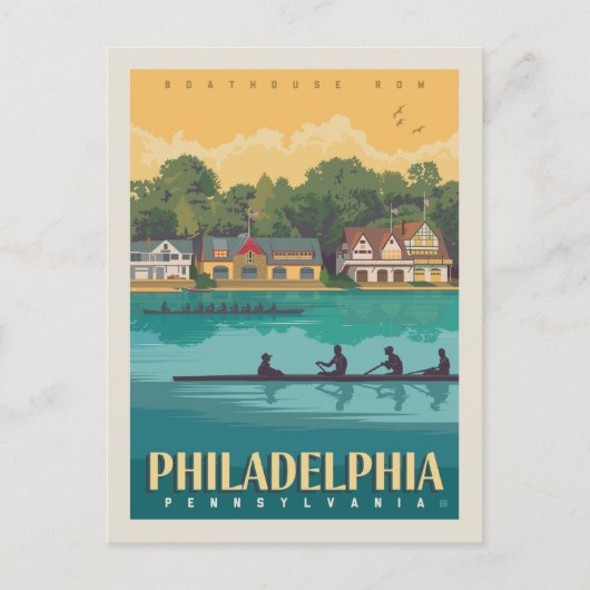 Carte Postale Philadelphia, PA | Boathouse Row (Devant)