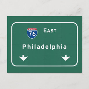 Carte Postale Philadelphia pa Interstate Highway Freeway Road :
