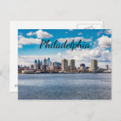 Carte Postale Philadelphia Skyline (Devant / Derrière)