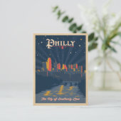 Carte Postale Philadelphie (Debout devant)