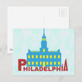 Carte Postale Philadelphie (Devant / Derrière)