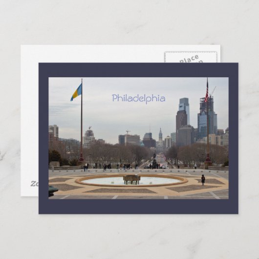 Carte Postale Philadelphie (Devant / Derrière)