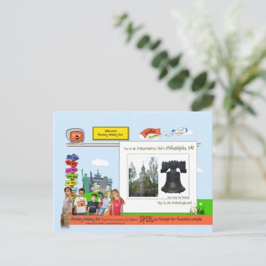 Carte Postale Philadelphie (Debout devant)