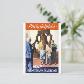 Carte Postale Philadelphie (Debout devant)