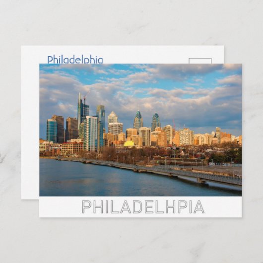 Carte Postale Philadelphie (Devant / Derrière)