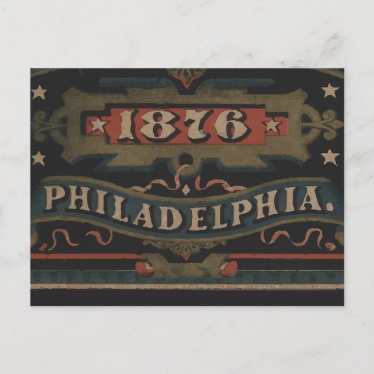 Carte Postale Philadelphie 1876 pennsylvanie (Devant)