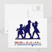 Carte Postale Philadelphie coloniale (Devant / Derrière)