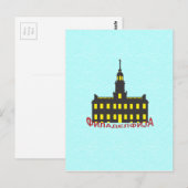 Carte Postale Philadelphie cyrillique 1 (Devant / Derrière)
