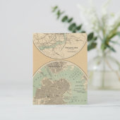 Carte Postale Philadelphie et Boston (Debout devant)