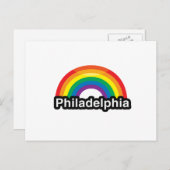 Carte Postale PHILADELPHIE LGBT PRIDE RAINBOW -.png (Devant / Derrière)