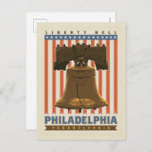 Carte Postale Philadelphie | Liberty Bell (Devant / Derrière)