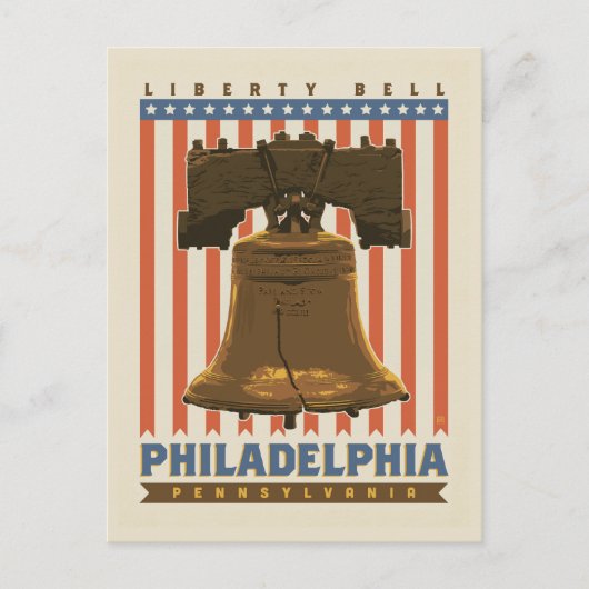 Carte Postale Philadelphie | Liberty Bell (Devant)