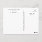 Carte Postale Philadelphie-Manayunk-Cresson & Coto (Dos)