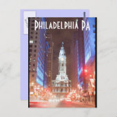 Carte Postale Philadelphie PA (Devant / Derrière)