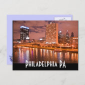 Carte Postale Philadelphie PA (Devant / Derrière)