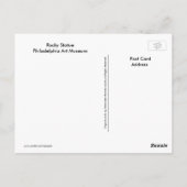 Carte Postale Philadelphie PA - Statue Rocky (Dos)