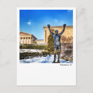 Carte Postale Philadelphie PA - Statue Rocky