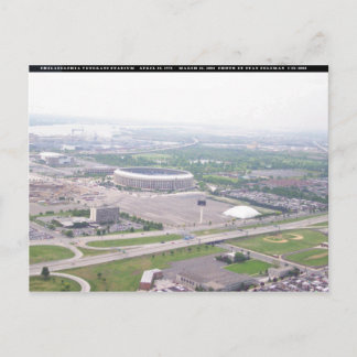 Carte Postale Philadelphie PA Veterans Stadium Vue aérienne