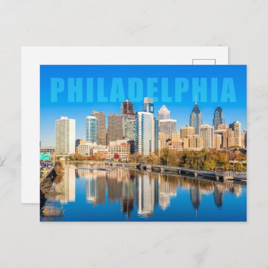 Carte Postale Philadelphie Pennsylvanie (Devant / Derrière)